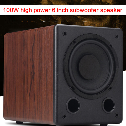 Altavoz de alta potencia para cine en casa, Subwoofer de alta fidelidad de 100W, de larga duración, para buceo, fiebre profunda, 6,5 pulgadas, 2,1/5,1 canales, altavoces pasiva de 40hz-300hz ► Foto 1/5