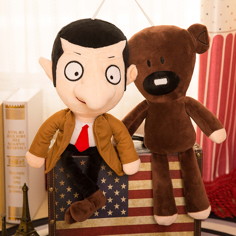 Osito de peluche de 30cm y 40cm para niños, juguete de peluche de la película Mr. Bean Rowan Atkinson, regalo de cumpleaños ► Foto 1/6