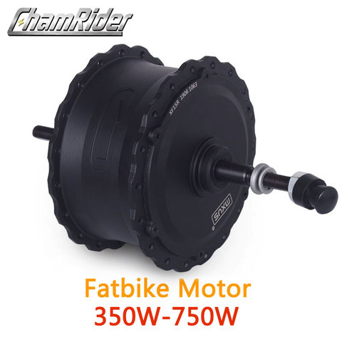 48V 350W-750W de alta velocidad de cambio de buje sin escobillas bicicleta gorda Motor E-Bike Motor trasero de la rueda de coche para 175 mm 190mmFork MXUS marca ► Foto 1/6