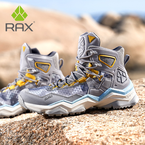 Rax zapatos de senderismo impermeables para hombre, botas de montaña transpirables, botas Trekking al aire libre, zapatillas deportivas, zapatos tácticos, botas para hombres y mujeres ► Foto 1/6