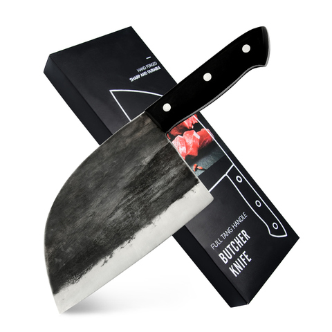 XYj juego hecho a mano Chef cuchillo de cocina HighCarbon revestido cuchilla cortar fileteado corte multifunción carnicero herramienta de cocina cuchillo conjunto ► Foto 1/6