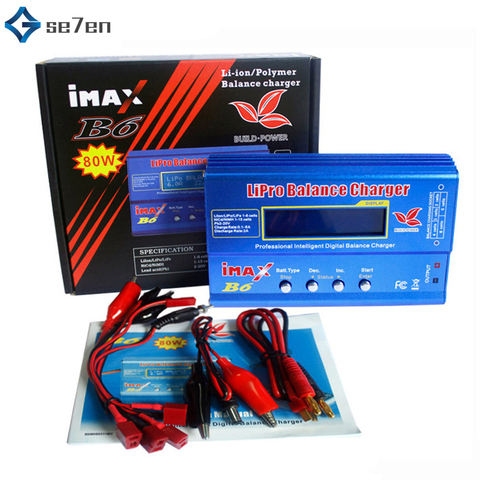 IMAX B6 80W 6A cargador de batería Lipo NiMh Li-ion ni-cd Digital RC IMAX B6 Lipro Balance cargador descargador ► Foto 1/6