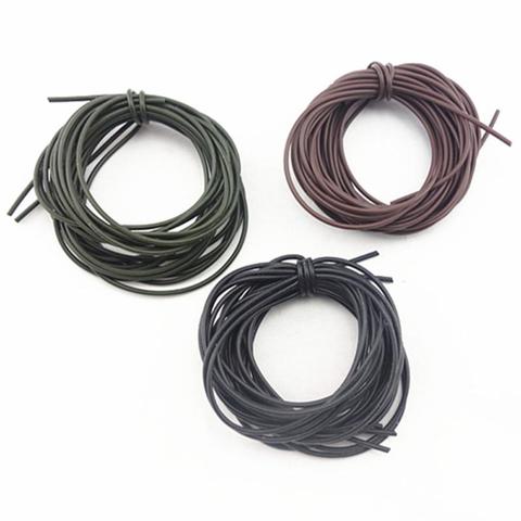 Equipo de pesca de carpa de 1M equipo de pesca de silicona suave DIY, funda de tubo, simular cables de pesca para aparejos para pescar carpa, herramienta de accesorios, 1/3 uds. ► Foto 1/6