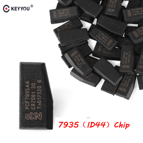 KEYYOU 5x llave de coche Chip ID44 ID 44 Chip PCF7935AA inmovilizador de carbono Chip de para BMW 1 3 5 7 Series vehículo encendido transpondedor ► Foto 1/2