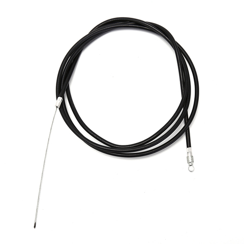 Cable de freno para bicicleta de montaña, de acero inoxidable, negro, Universal, 175cm ► Foto 1/6