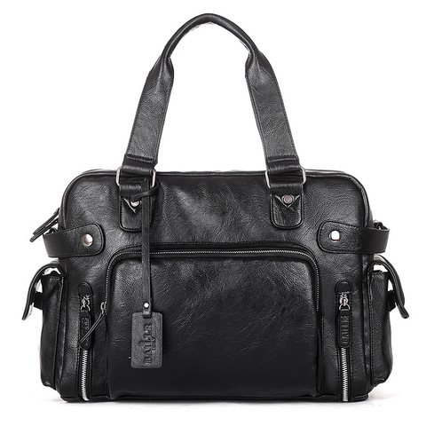 Weysfor, bolso de viaje Vogue, bolsos de cuero, bolso informal para hombre, bolso de hombro portátil de gran capacidad, Paquete Grande XA214ZC ► Foto 1/6