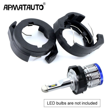 Adaptador de faros LED H7 para coche, portalámparas con Clip para lámpara, Base para Ford KUGA, VW, Passat B6, Alfa Romeo, Renault, Megane ► Foto 1/6