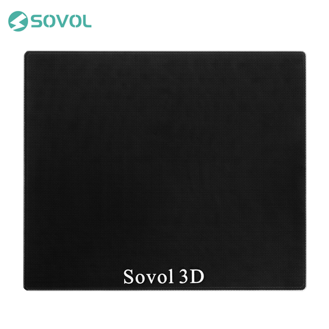 Sovol-placa de vidrio templado para impresora 3D, superficie de construcción de cama caliente, plataforma de 300x255x3mm con recubrimiento químico especial para SV01 SV02 ► Foto 1/6