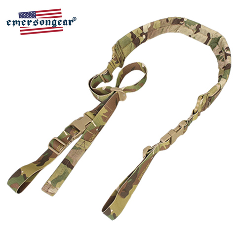 Emersongear táctico 2 puntos Rifle pistola Sling Quick ajustable acolchado correa de hombro accesorios caza ejército militar Sling Gear ► Foto 1/6