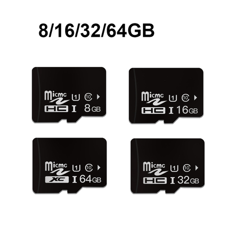 Tarjeta SD de 8G/16G/32G/64GB para grabar vídeo, almacenamiento de imágenes, cámara Wifi, vigilancia de seguridad al aire libre, cámara IP, Mini tarjeta de memoria ► Foto 1/6