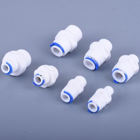 Conector rápido-accesorio de filtro de agua potable para Familia, rosca externa recta, sistema de ósmosis inversa, filtro RO ► Foto 1/3