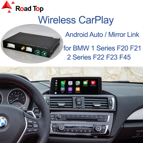 Inalámbrico CarPlay para BMW Serie 1 2 F20 F21 F22 F23 F45 2011-2016 NBT con Android enlace espejo AirPlay auto función de reproducción ► Foto 1/6