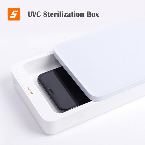 Caja esterilizadora multifuncional Xiaomi FIVE UVC-LED cargador inalámbrico rápido caja de desinfección cosmética de esterilización de teléfono móvil ► Foto 1/6