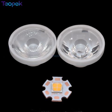 Lente Led de 32,5mm, 5 grados, 25 grados, para Cree XML XHP50 5050 XHP70 XHP70.2 MK-R MKR MCE 7070, grado óptico PMMA, 5 uds. ► Foto 1/6