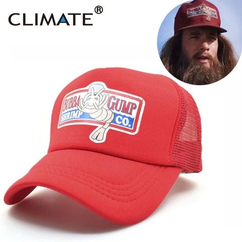 CLIMATE Gump-gorra de béisbol con malla y ajuste trasero para hombre y mujer, gorro de Cosplay con malla y ajuste trasero, 1994 ► Foto 1/5