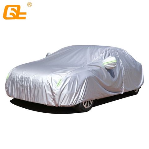 Cubiertas completas e impermeables para coche, 190T, antipolvo, lluvia, nieve, protección solar uv para exteriores, ajuste Universal para suv, sedán, hatchback ► Foto 1/5