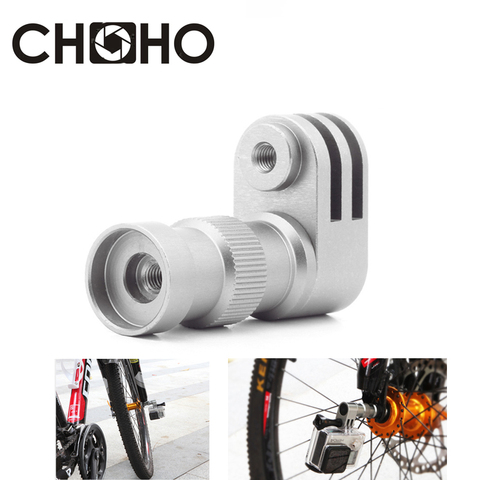 Soporte para rueda de bicicleta, Conector de tres clavijas para GoPro Hero 6 7 8 Xiaomi Yi Cámara de Acción Sjcam, accesorios ► Foto 1/6