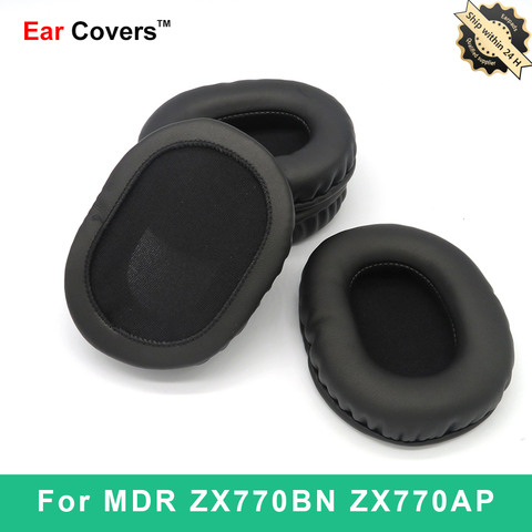 Almohadillas para Sony MDR-ZX770BN MDR-ZX770AP MDR ZX770BN ZX770AP auriculares almohadillas auricular de recambio almohadilla de cuero de la PU ► Foto 1/6