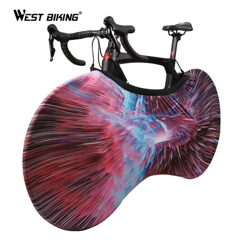 WEST BIKING-Funda para bicicleta, protector de interior para bici, con ruedas, resistente al polvo y a los arañazos ► Foto 1/6