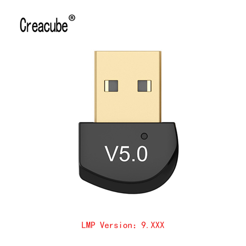 Creacube Adaptador de USB inalámbrico Bluetooth 5,0 Bluetooth Dongle sonido de música receptor Adaptador transmisor Bluetooth para PC ► Foto 1/6