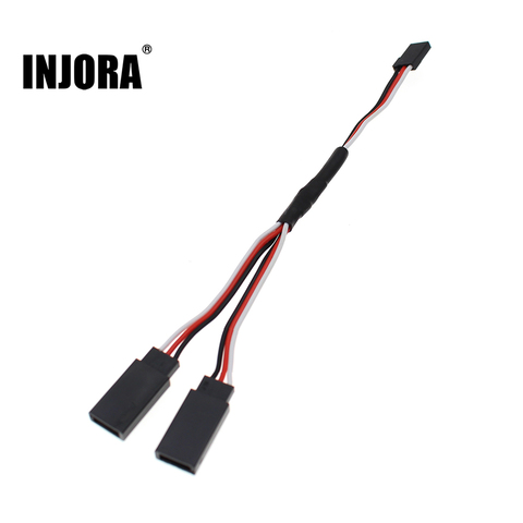 INJORA 1 Uds 15cm 30cm 40cm RC Servo extensión Y Cable de alambre para JR Futaba RC modelo ► Foto 1/5