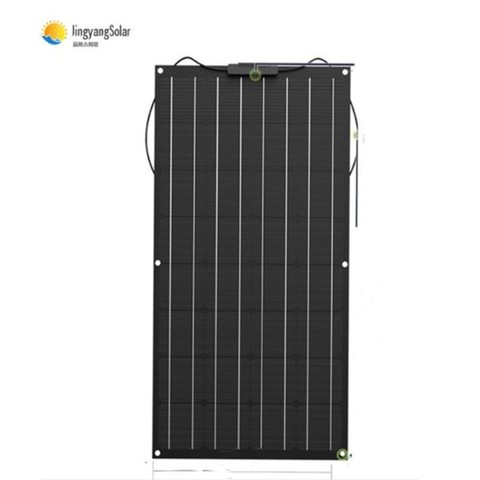 Panel solar de 200w, 100w, muy recomendado, panel solar flexible de 100W para cargador de batería de 12V, celda monocristalina ► Foto 1/4