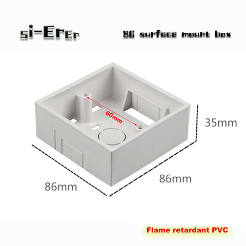 Caja de montaje de superficie tipo 86, tamaño 86x86x35mm ► Foto 1/3