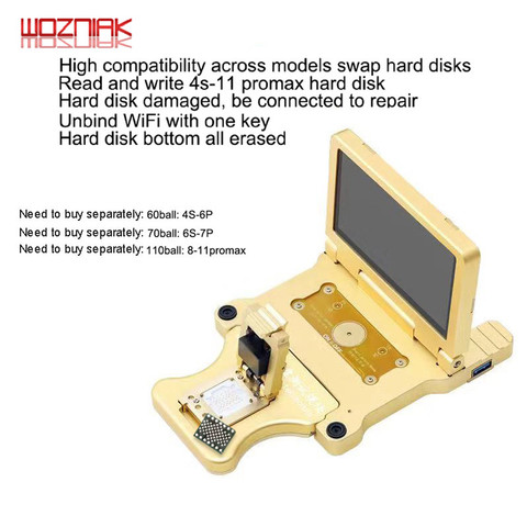 Programador integrado WL PRO8000 para la prueba de batería, restaurador de SENSOR de luz NAND READ WRITE para IPHONE 4 5 6 7 8 PLUS X 11 PROMAX ► Foto 1/6