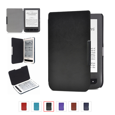 Funda de cuero para Pocketbook Basic Touch Lux 2 614/624/626 ,Pocketbook e-reader Funda ► Foto 1/6