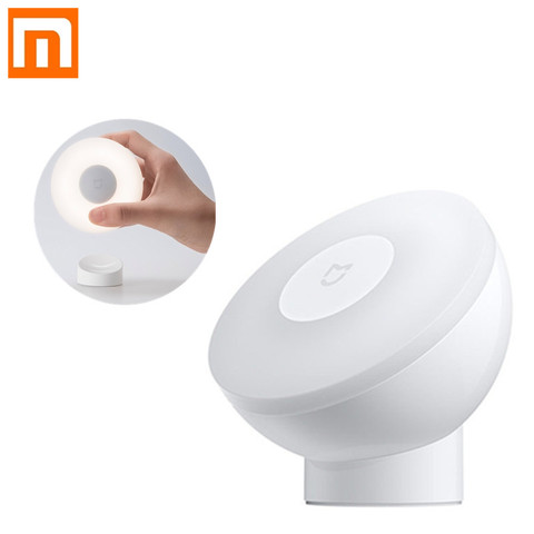 Xiaomi Mijia-Lámpara nocturna magnética de 2ª generación, Sensor corporal infrarrojo ajustable giratorio 2022, novedad de 360 ► Foto 1/6