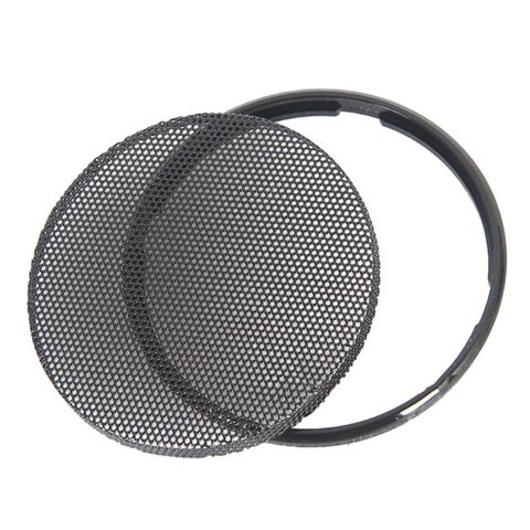 Rejilla negra para altavoces de coche, cubierta protectora de bocina redonda, cubierta circular, accesorios decorativos DIY, 1/2/3/4/5/6 pulgadas ► Foto 1/5