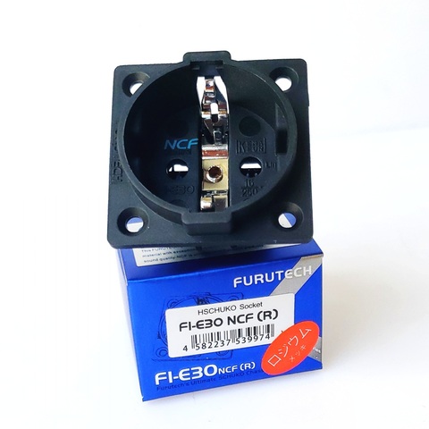 Furutech Schuko FI-E30 NCF nano hembra puro cobre chapado rodio AC poder de la UE plug ► Foto 1/5