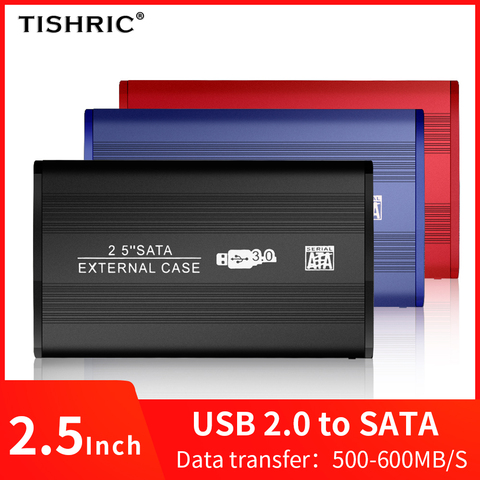 TISHRIC-carcasa de disco duro SATA Funda de disco duro, carcasa de disco duro Usb 3,0, 8 TB, carcasa de disco duro externo ► Foto 1/6