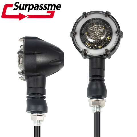 La luz LED de intermitente par Universal Racing ATV accesorios indicador intermitente lámpara para nmax 125 de 155 a 160 ► Foto 1/6