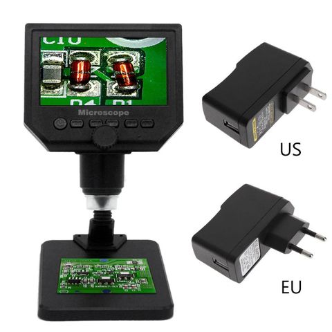 Microscopio Digital G600 + actualización HD 3.6MP, lupa LCD de 4,3 