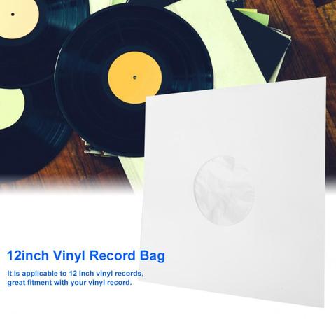 Funda protectora de papel para discos de vinilo, 20 piezas, 12 pulgadas, antiestática, para reproductor de CD, con bolsa interior, tornamesa para discos de vinilo ► Foto 1/6