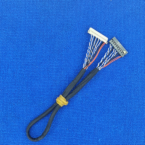 20Pin DF19-20-D8 1ch señal 8 Bit LCD pantalla controlador placa línea LVDS Cable de pantalla ► Foto 1/6