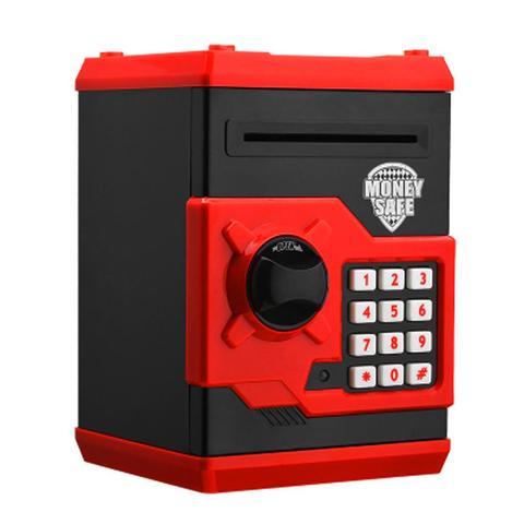 Hucha electrónica con contraseña ATM para niños, caja de seguridad con depósito automático, para ahorro de monedas ► Foto 1/1