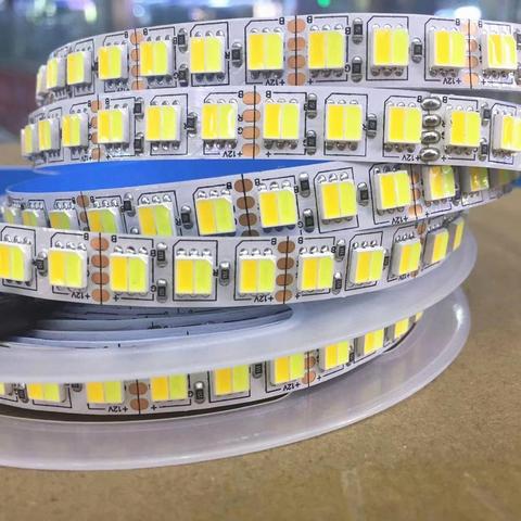 Tira de luces Led CCT 5025, cinta de Color blanco cálido y blanco Dual, Chip 2 en 1, 60/120Led, DC12V/24V ► Foto 1/5