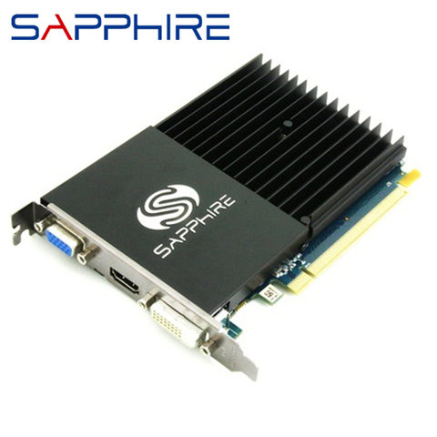 SAPPHIRE-tarjetas gráficas originales HD 5450, 1GB, GPU, AMD Radeon, HD 6450, 1GHM, 512MB, para pantalla de vídeo, ordenador de escritorio, HDMI, PCI-E ► Foto 1/6