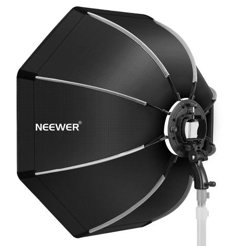 Neewer 35,4 pulgadas/90 centímetros caja suave octogonal con soporte tipo S, Estuche de transporte para Canon Nikon TT560 NW561 NW562 ► Foto 1/6