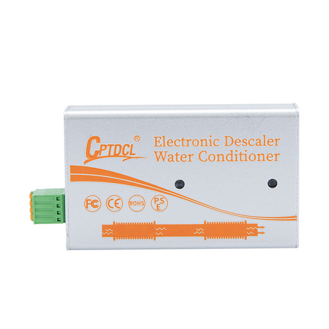 Descalcificador electrónico de agua para aire acondicionado, suavizante de agua dura para tubería de cobre de PVC de 12V con carcasa ► Foto 1/6