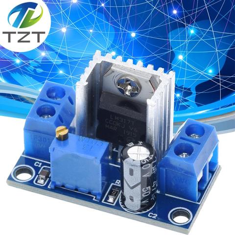 1 piezas LM317 DC regulador lineal DC-DC 4,5 ~ 40 V girar 1,2 ~ 37 v paso abajo módulo de potencia ajustable ► Foto 1/6