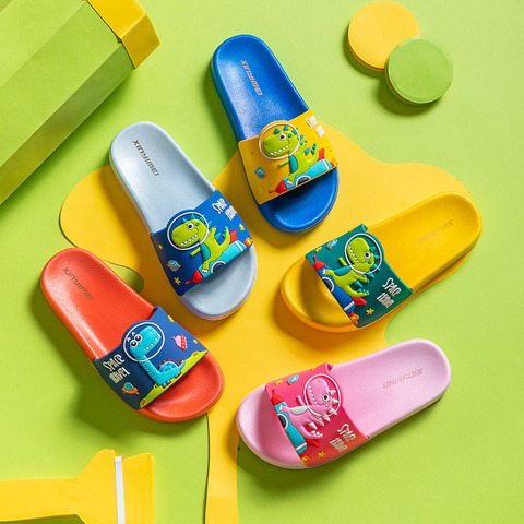 Zapatos bonitos para niños, zapatillas de dinosaurios, frutas, pato, para el hogar, 2022 ► Foto 1/6