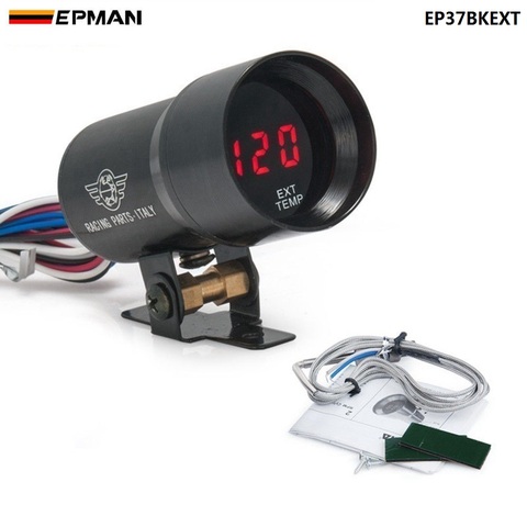 37MM Digital ahumado de la Lente de la temperatura del Gas de escape Indicador de EGT negro para Jeep EP37BKEXT ► Foto 1/6