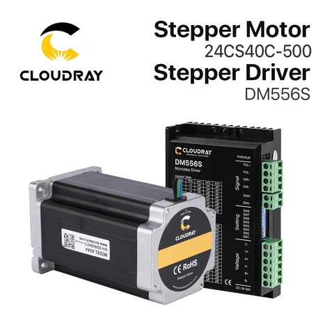 Cloudray-Kit de controlador de Motor paso a paso Nema 24, bucle abierto 4.0N.m 5A 1.4A-5.6A 18-50VDC para impresora 3D, fresadora de grabado CNC ► Foto 1/6