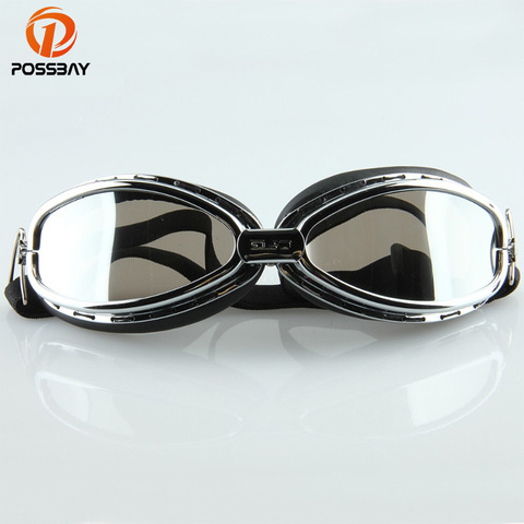 POSSBAY-gafas de protección UV para motocicleta, lentes de protección para piloto, Cruiser, Cafe Racer ► Foto 1/6