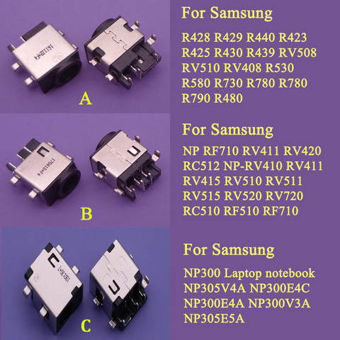 Portátil dc power jack conector de carga puerto para SAMSUNG RV411 RV515 RV420 RC512 RV511 RV510 RV509 RV515 R530 R540 QX510 R428 ► Foto 1/5