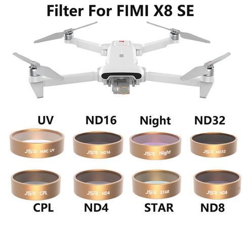 Filtro de cámara para Xiaomi Fimi X8 SE CPL UV Star ND 4 8 16 32, filtros de densidad neutra para Fimi X8 SE, accesorios para Dron ► Foto 1/6