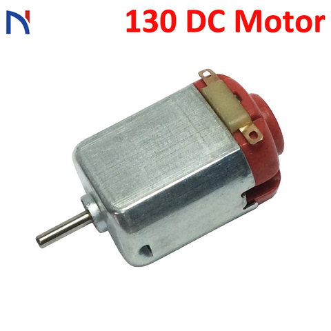 Motor de CC 130 de 3V-6V, Motor en miniatura de cuatro ruedas para modelo de barco, juguetes, coche, electrodoméstico artesanal, Mini Motor pequeño ► Foto 1/6